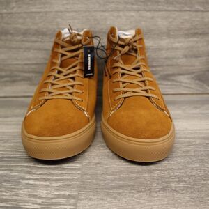 New Express-Leather Upper Faux Fur Lining Shoe Brown RN 55285 ID 6404 19570570